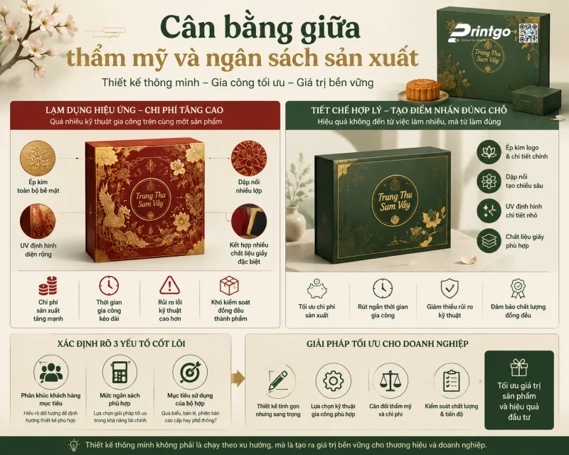 Cân bằng giữa thẩm mỹ và ngân sách sản xuất
