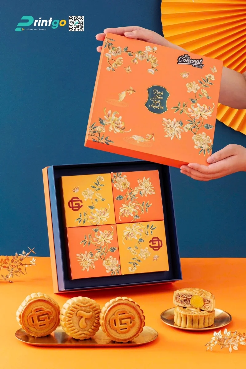 Kích thước hộp bánh trung thu 4 bánh phổ biến nhất