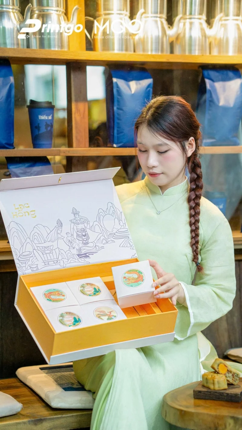 Kích thước hộp bánh trung thu 6 bánh thường dùng
