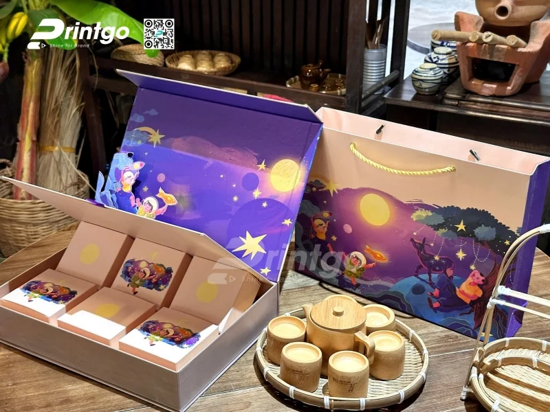 Kích thước hộp bánh trung thu 6 bánh popup 3D 