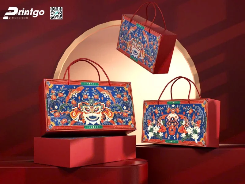 Kích thước hộp bánh trung thu 2 bánh dành cho đối tác