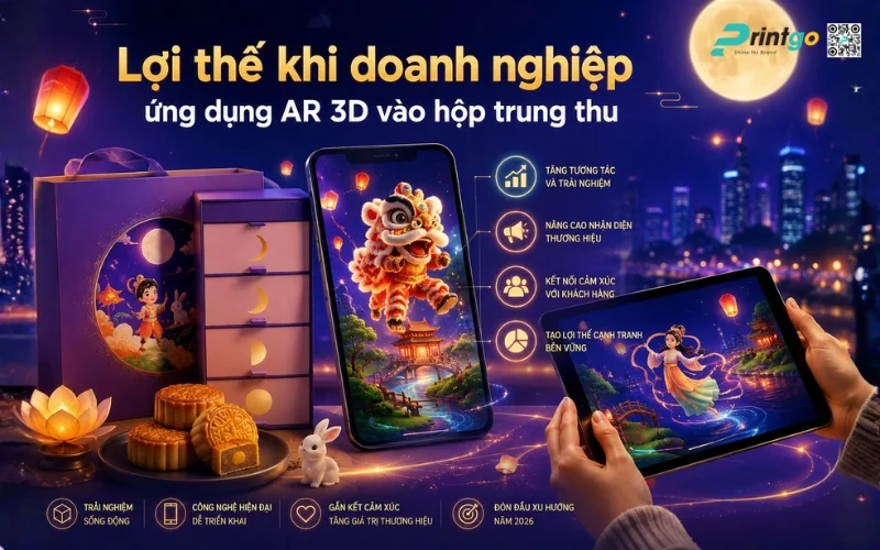 Lợi thế khi doanh nghiệp ứng dụng AR 3D vào hộp trung thu