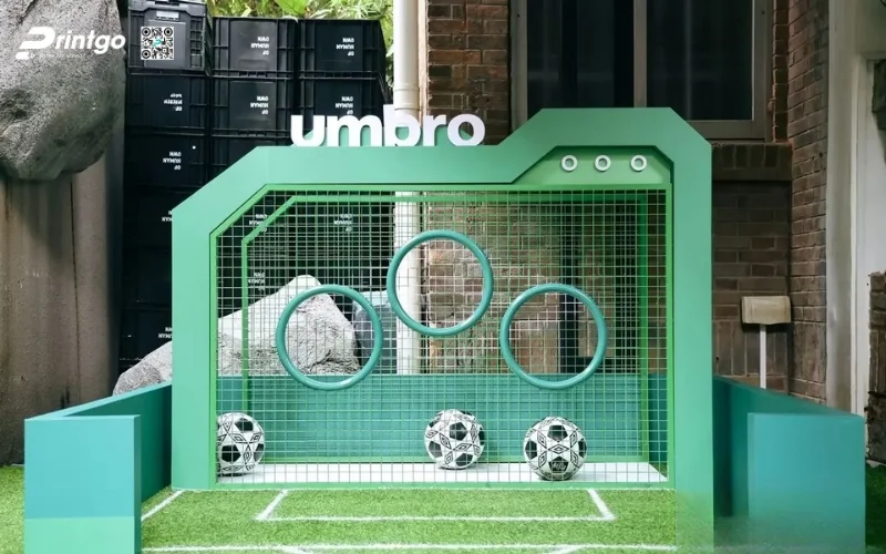 Mẫu backdrop check-in mùa World Cup cho ngành F&B