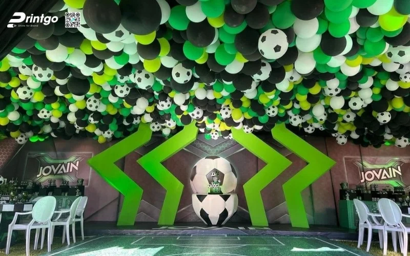 Mẫu backdrop World Cup 2026 checkin cho doanh nghiệp