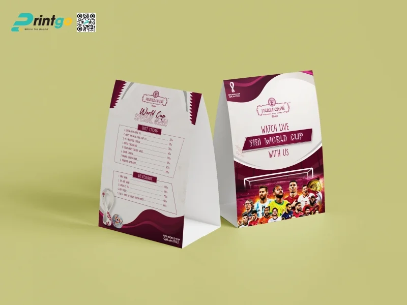 Menu World Cup cá nhân hóa
