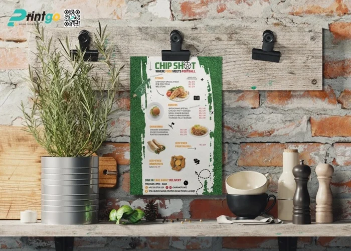 Bí quyết thiết kế và in ấn menu World Cup bền đẹp, tối ưu chi phí