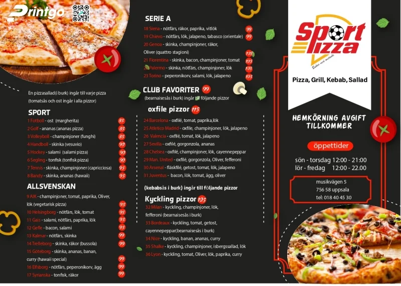 Menu World Cup uy tín
