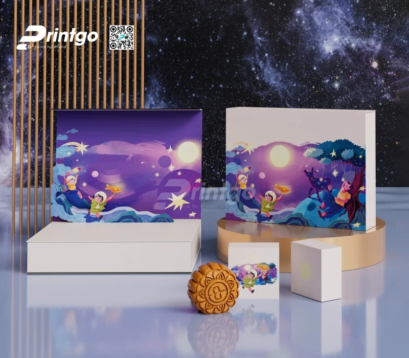 Mẫu bao bì Trung thu thiết kế Popup 3D nổi bật