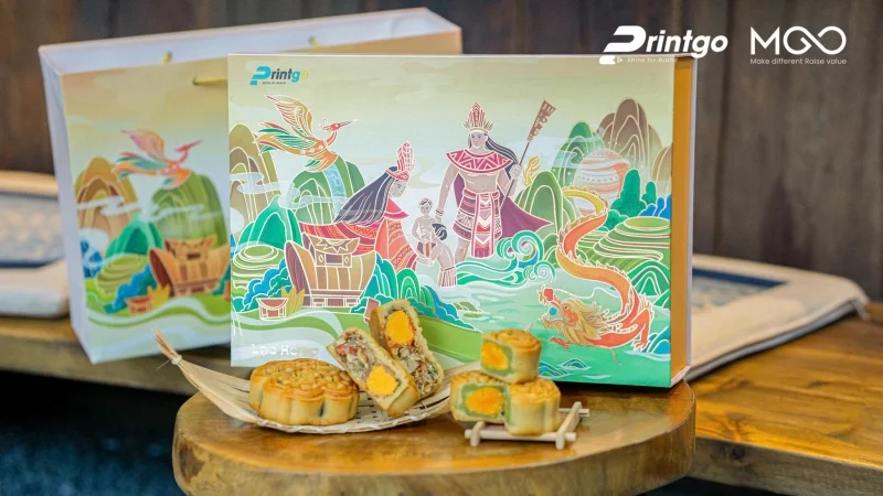 Quy trình thiết kế và in hộp bánh Trung thu tại Printgo