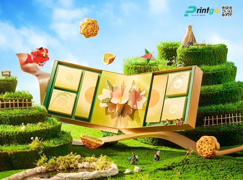 Mẫu bao bì Trung thu Lam Yên cao cấp