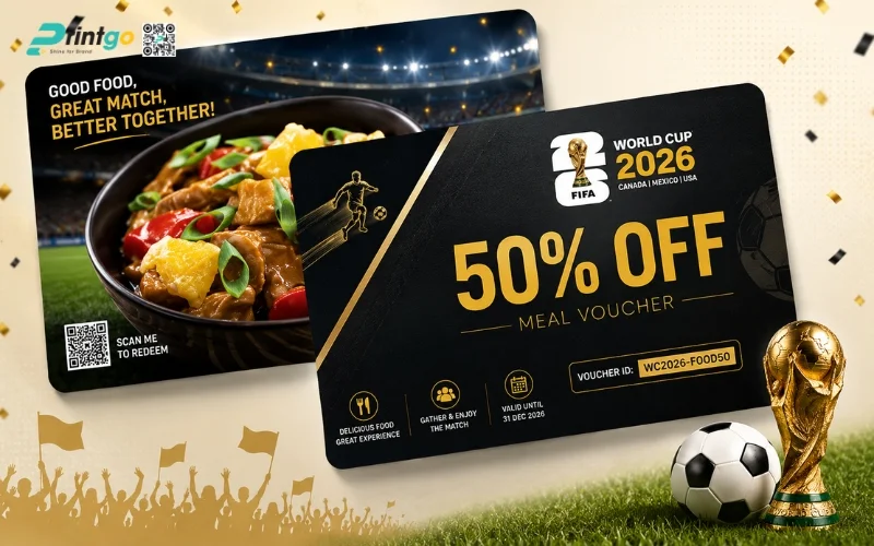 Kích thước voucher World Cup 2026 phổ biến