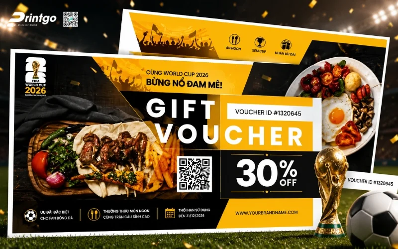 Nên in voucher World Cup giấy hay voucher điện tử?