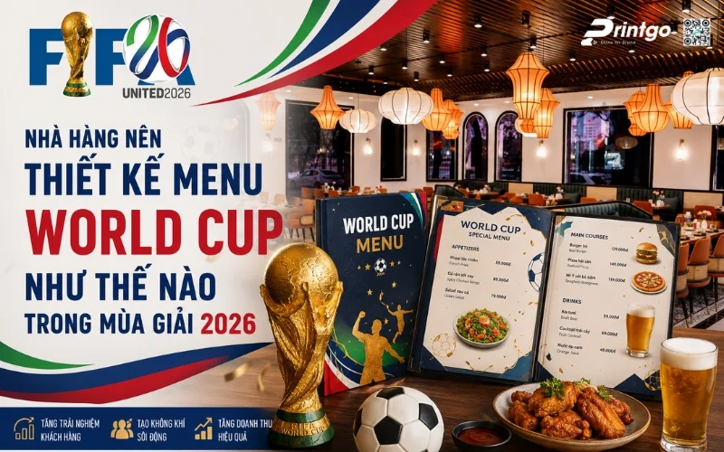 Nhà hàng nên thiết kế menu World Cup như thế nào trong mùa giải 2026 