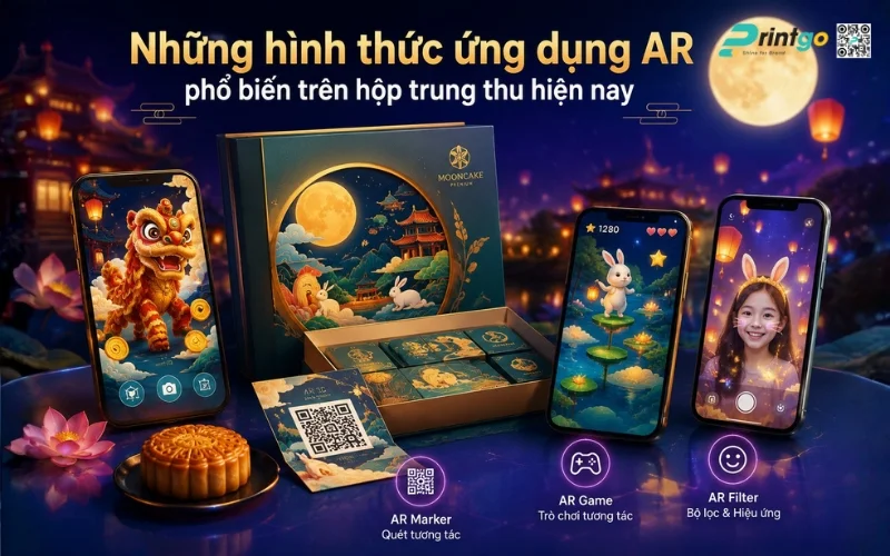 Những hình thức ứng dụng AR phổ biến trên hộp trung thu hiện nay