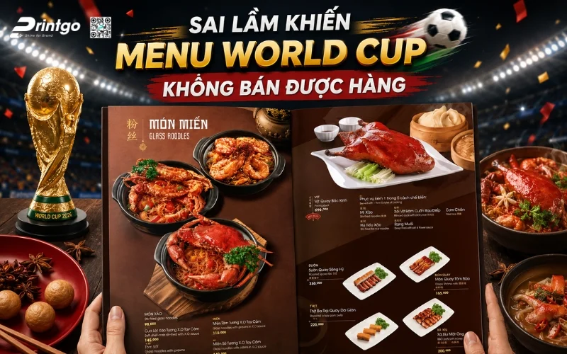 Sai lầm khiến menu World Cup không bán được hàng