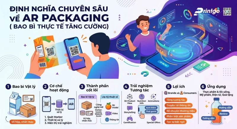 Ứng dụng AR 3D vào bao bì (AR Packaging) là gì?