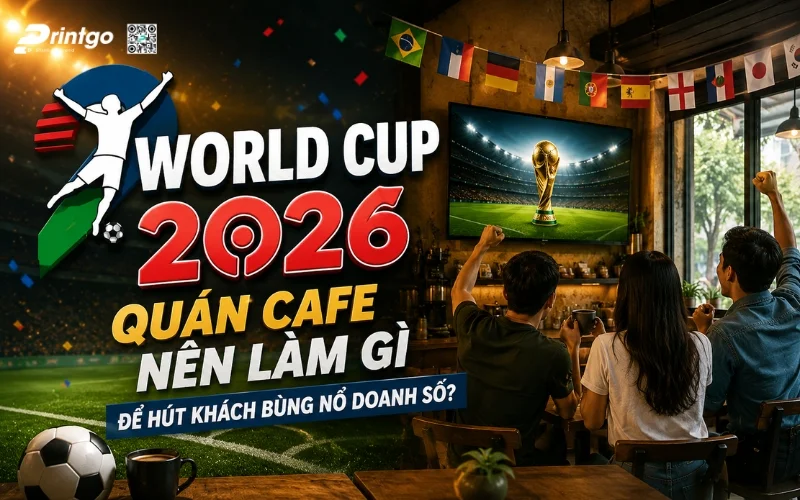 World Cup 2026 quán cafe nên làm gì để hút khách bùng nổ doanh số?