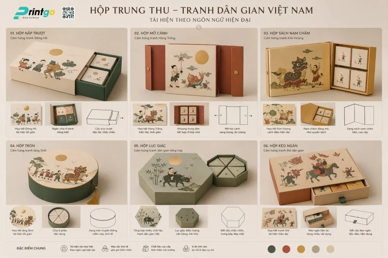 Xu Hướng Thiết Kế Bao Bì Trung Thu 2026: Đột Phá Nghệ Thuật & Đẳng Cấp Thương Hiệu