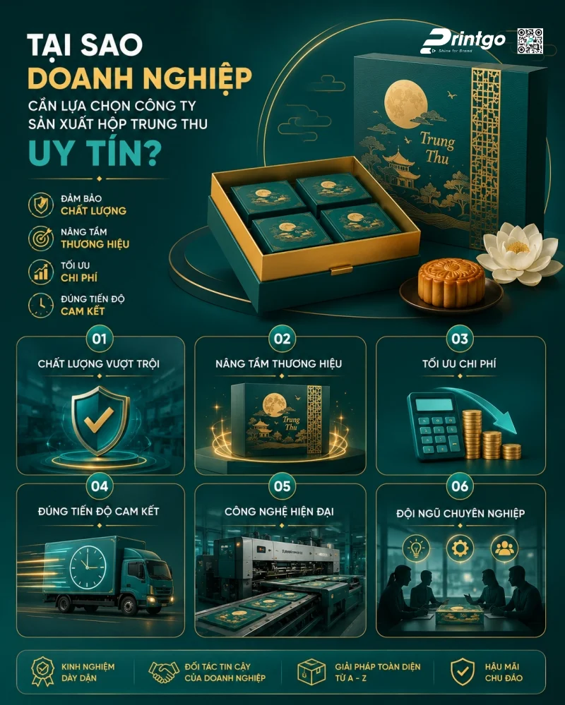Tại sao doanh nghiệp cần lựa chọn công ty sản xuất hộp trung thu uy tín?