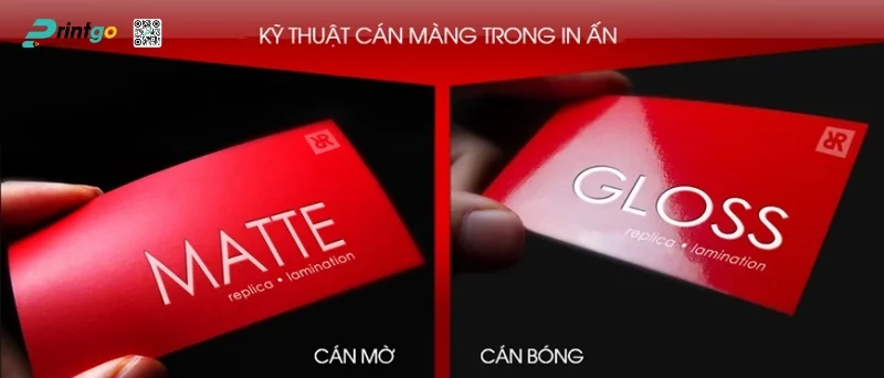 Cán màng bảo vệ (cán mờ/ cán bóng) nổi bật Cán màng bảo vệ (cán mờ/ cán bóng) nổi bật