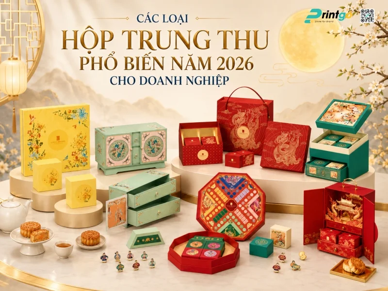 Gợi ý các loại hộp Trung thu phổ biến năm 2026 cho doanh nghiệp
