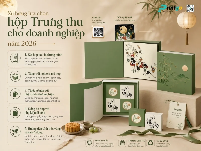 Xu hướng lựa chọn hộp Trung thu cho doanh nghiệp năm 2026 Xu hướng lựa chọn hộp Trung thu cho doanh nghiệp năm 2026