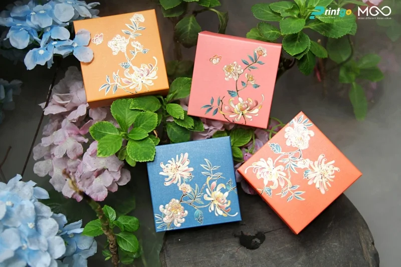 Hộp Trung thu 1 bánh nhỏ gọn