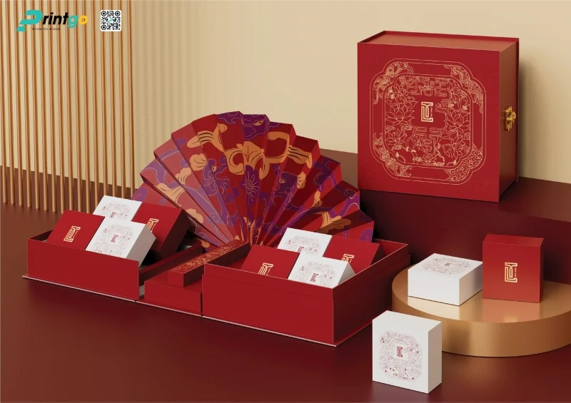 Hộp Trung thu 8 bánh sang trọng dành tặng khách VIP, đối tác chiến lược và lãnh đạo cấp cap 