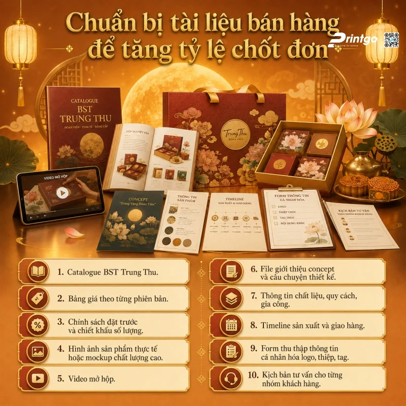 Chuẩn bị tài liệu bán hàng để tăng tỷ lệ chốt đơn