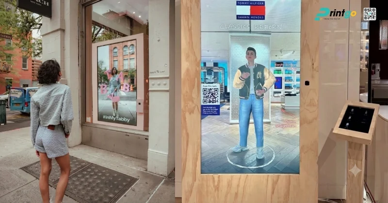 Màn hình AR tương tác ứng dụng công nghệ hiện đại