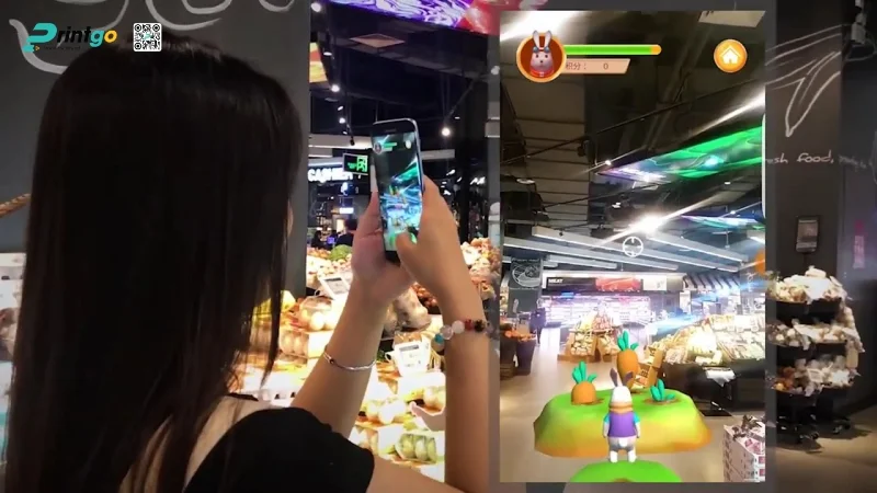 AR Game tại siêu thị và trung tâm thương mại tăng trải nghiệm tương tác 