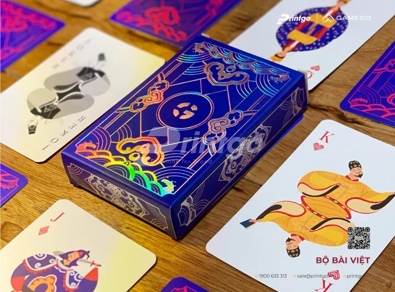 Mẫu hộp Boardgame: Thiết Kế Cá Nhân Hóa - Lan Tỏa Bản Sắc: Bộ bài Việt