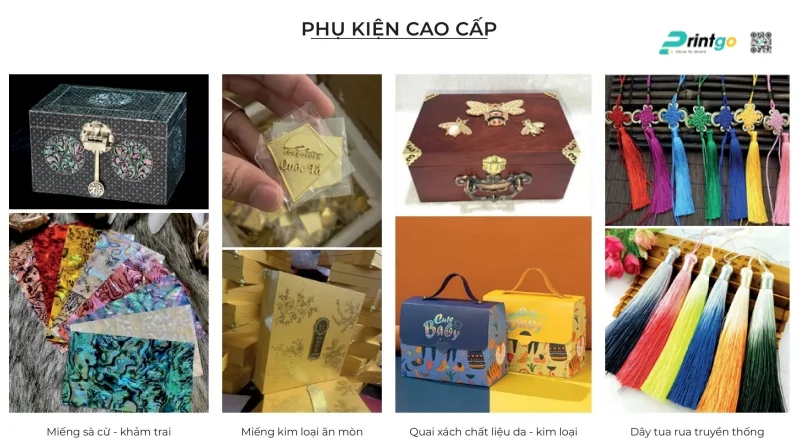 Hệ thống phụ kiện cao cấp đi kèm