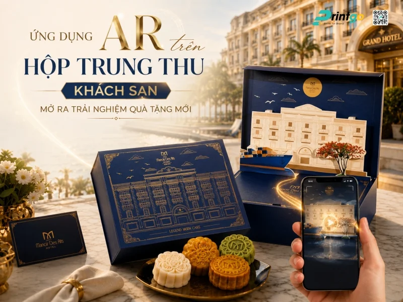 Ứng dụng AR trên hộp Trung Thu khách sạn mở ra trải nghiệm quà tặng mới 
