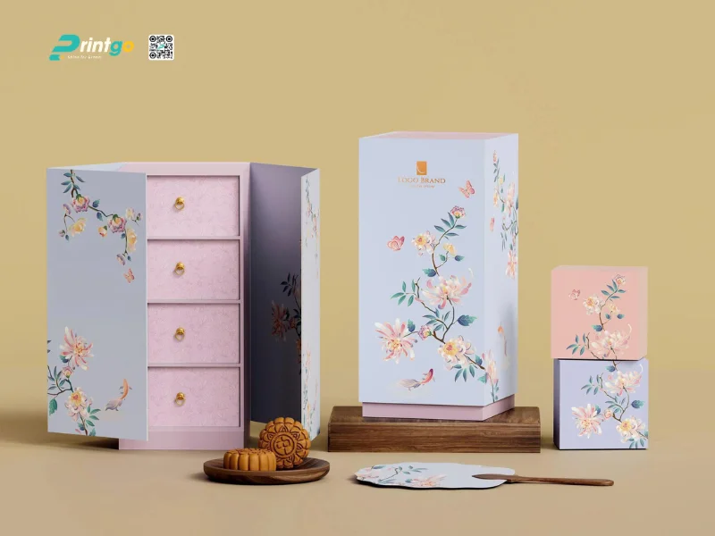 Gợi ý các chủ đề thiết kế hộp Trung Thu dành cho khách sạn (Chủ đề khu vườn mùa thu)