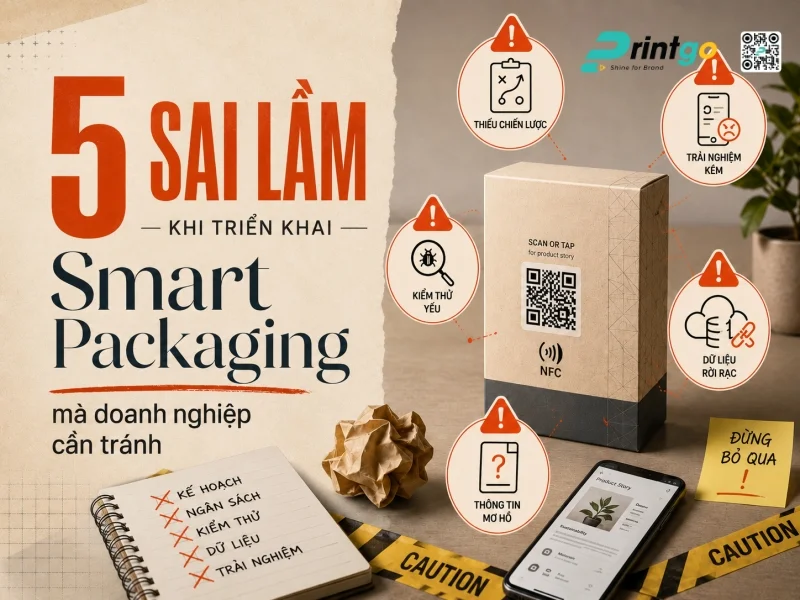 5 sai lầm khi triển khai Smart Packaging mà doanh nghiệp cần tránh
