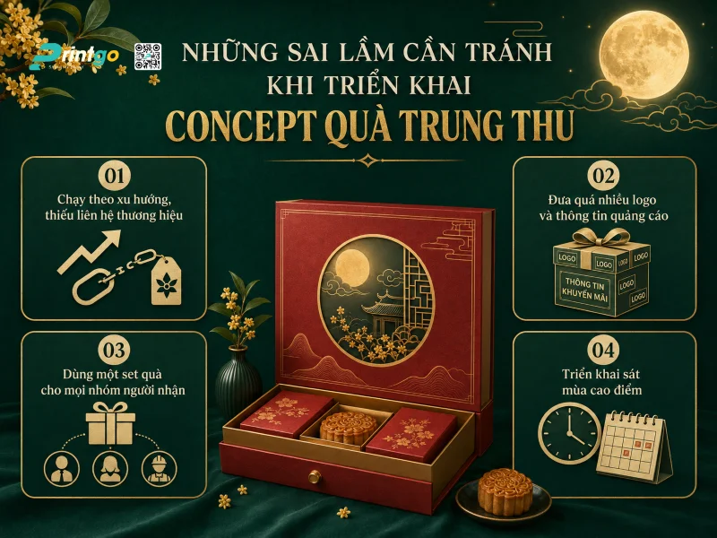 Những sai lầm cần tránh khi triển khai concept quà Trung Thu