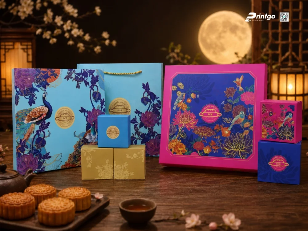 Dự án thiết kế và in hộp bánh trung thu Heng Cheng Bakery – Trọn mùa trăng trên đất nước Chùa Tháp