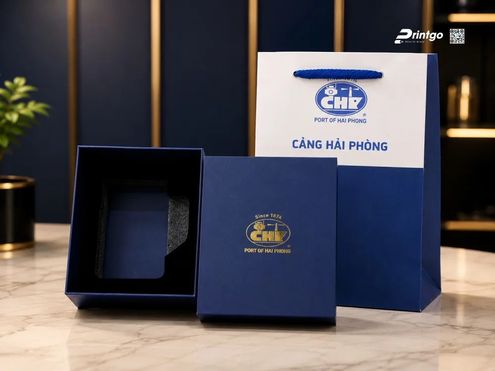 Dự án thiết kế và in hộp đựng quà tặng cao cấp Cảng Hải Phòng