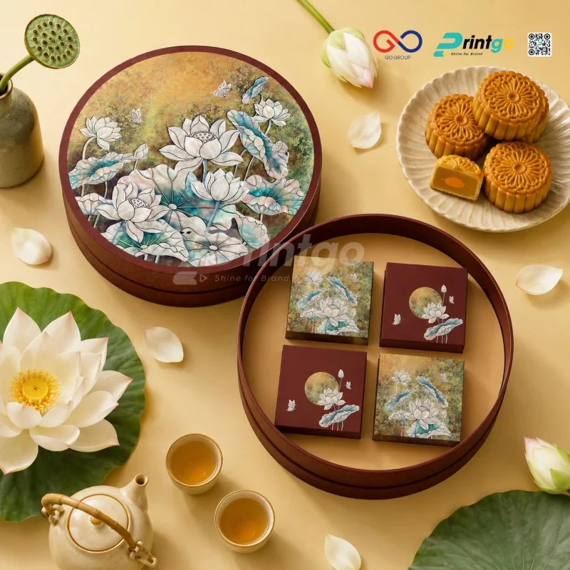 Printgo - Giải pháp thiết kế và sản xuất hộp bánh trung thu khách sạn