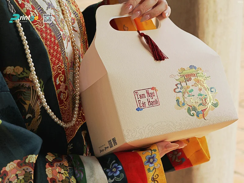 Hộp Trung Thu giấy mềm