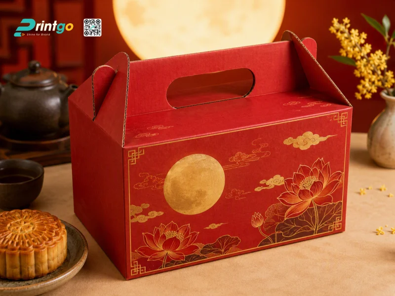 Hộp carton sóng có quai xách