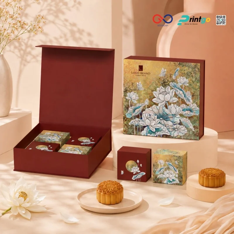 Hộp Trung Thu nam châm nắp lật là gì?