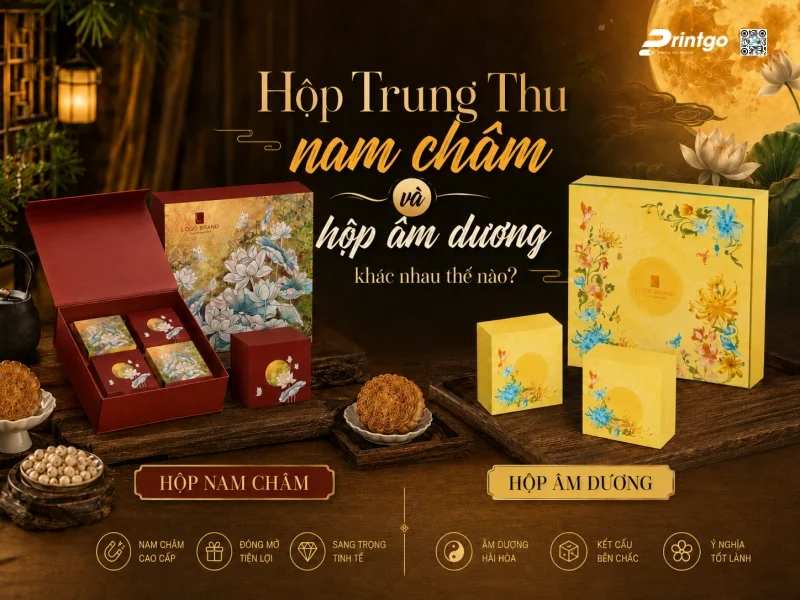 Hộp Trung Thu nam châm và hộp âm dương khác nhau thế nào?