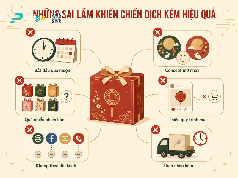 Những sai lầm khiến chiến dịch kém hiệu quả