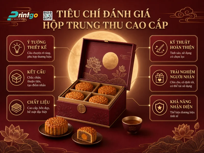 Những tiêu chí đánh giá mẫu hộp bánh Trung Thu cao cấp
