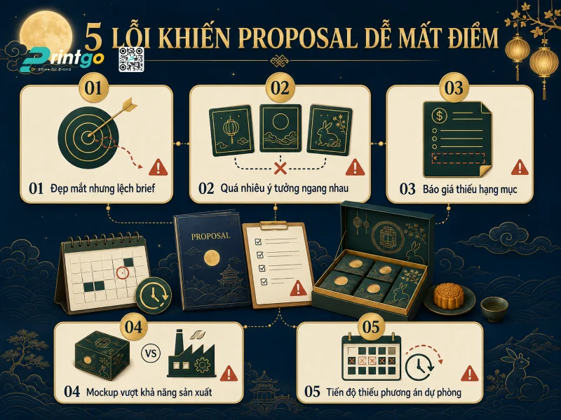 Những lỗi khiến proposal dễ mất điểm
