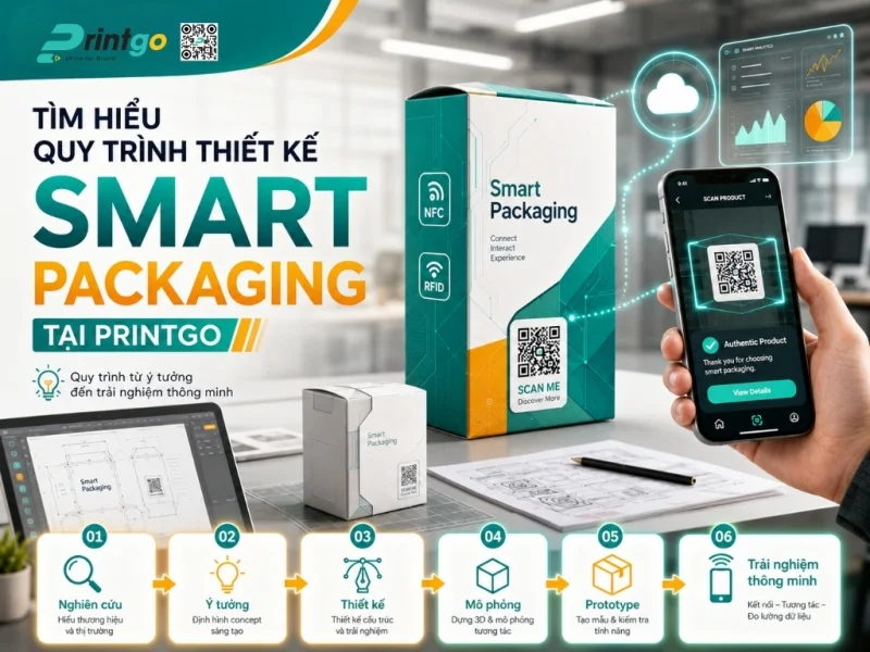 Tìm hiểu quy trình thiết kế Smart Packaging tại Printgo