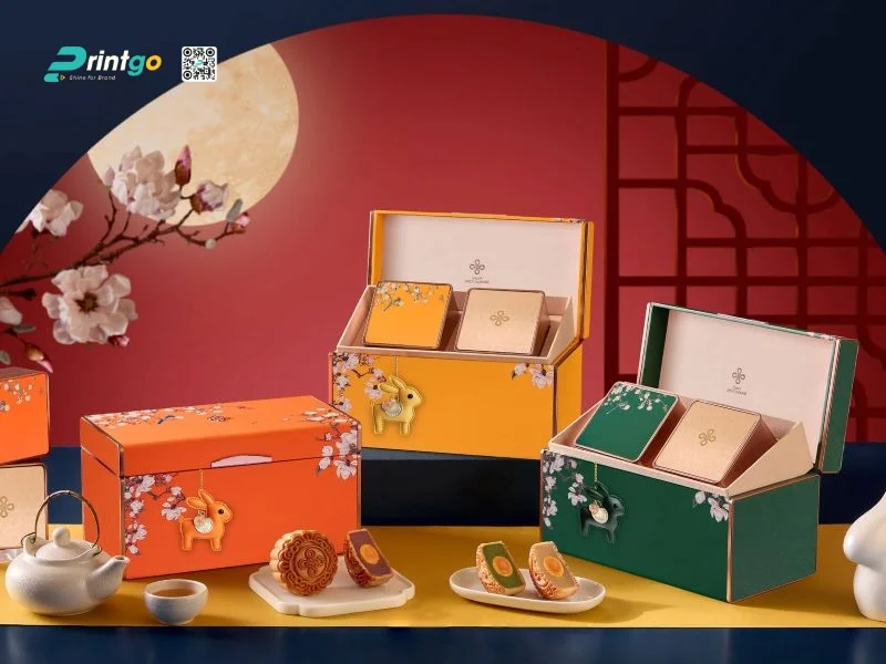 Quy cách và các dòng hộp quà trong bộ sưu tập bánh Nguyệt Hạ Mộc Lan