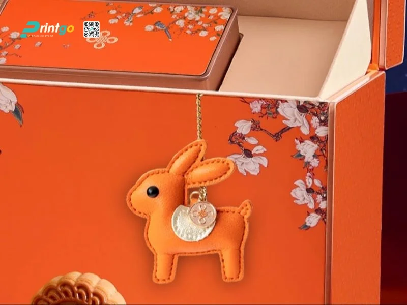 Chi tiết thỏ ngọc bằng da tạo điểm nhận diện khác biệt